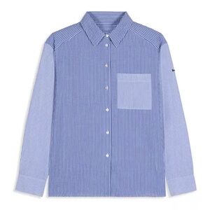 Ba&sh Striped Button-Down Long Sleeve Shirt Size M